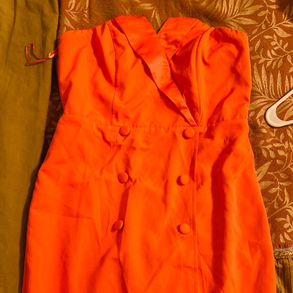 open lace back dress Boohoo Orange Lace Asymmetric Cowl Maxi Womens Dress  Stockpoint Apparel  Outlet